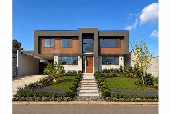 Hermosa casa de diseño contemporáneo