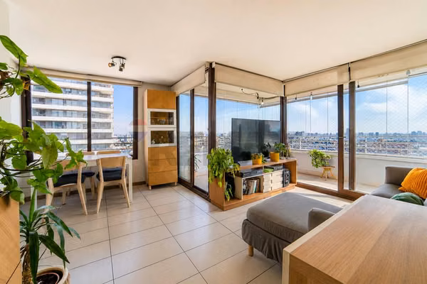 Ñuñoa premium,  amoblado y vista piso 15