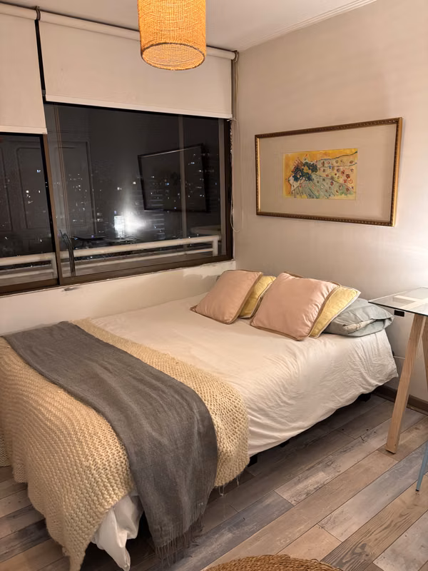 Arriendo pieza Manquehue con Colón, Las Condes