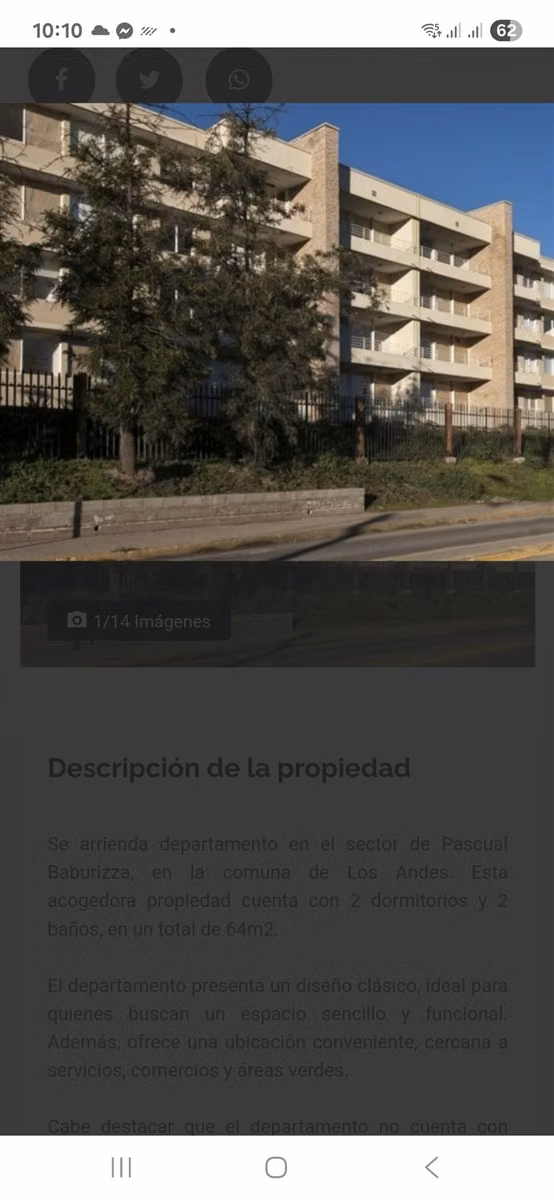 DEPARTAMENTO Los Andes