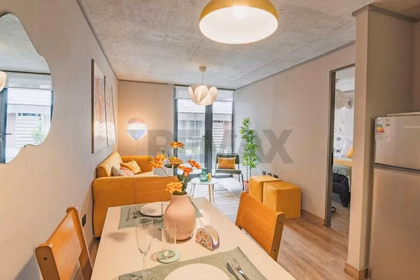 Departamento 1d+1b+b, año 2025. parque bustamante