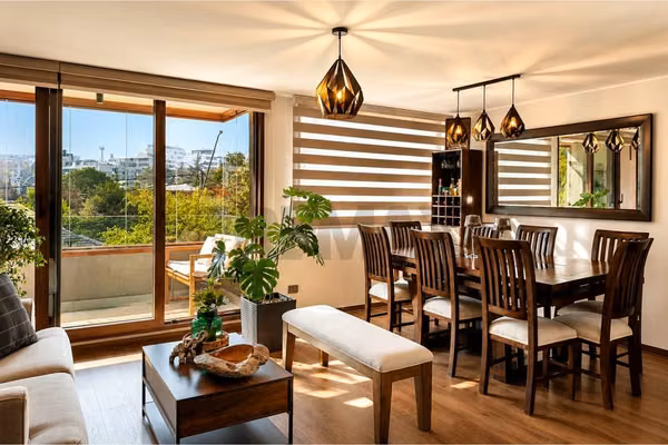 4d + sala de estar en ñuñoa residencial