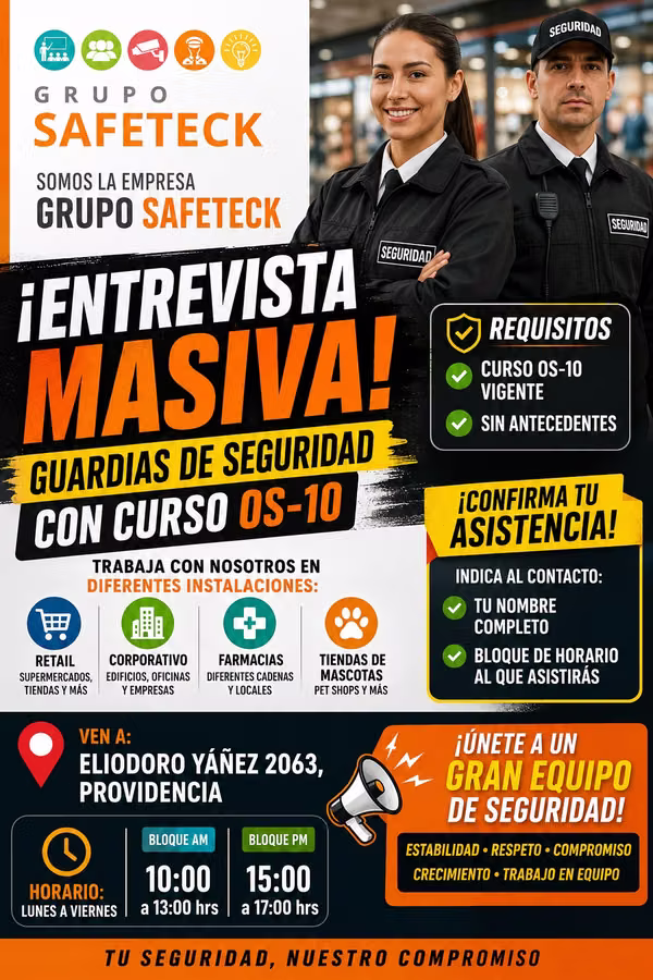 GUARDIA DE SECURIDAD CON CURSO