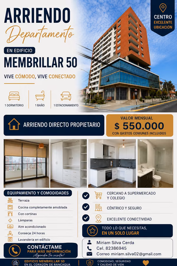 Departamento en arriendo