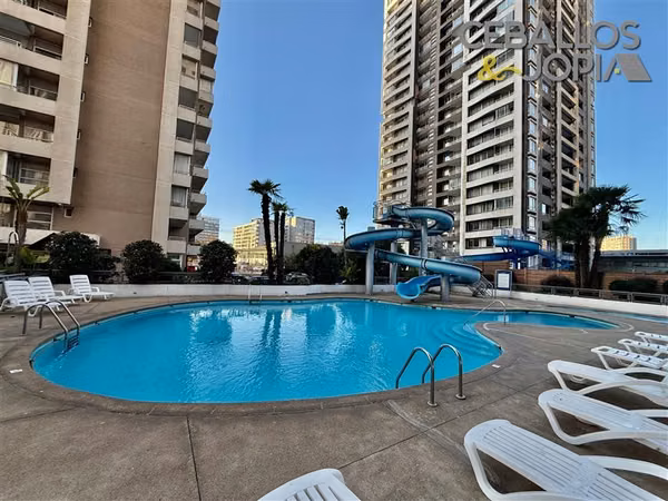 Departamento en venta de 2 dorm. en Viña del Mar