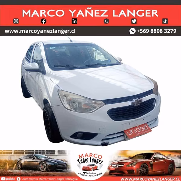 CHEVROLET SAIL 1.5 / AÑO  KILOMETROS / EXCELENTE ESTADO