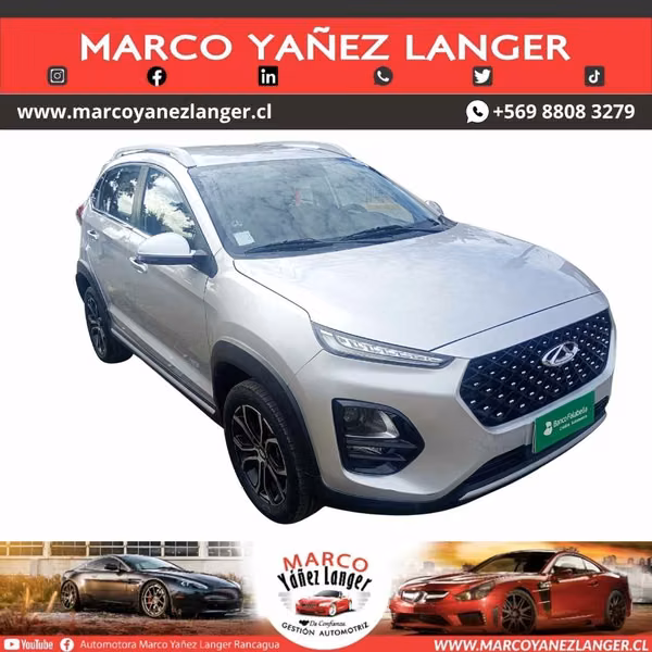 CHERY TIGGO 2 PRO GLS 1.5 / AÑO  KILOMETROS / EXCELENTE ESTADO