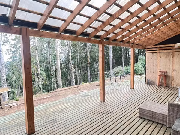 Moderna Casa/Bosque Nativo/Condominio Cerrado