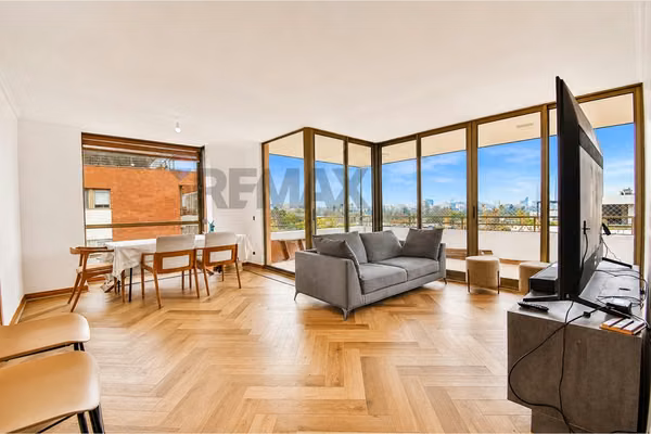 Moderno depto 3d + servicio | nueva costanera
