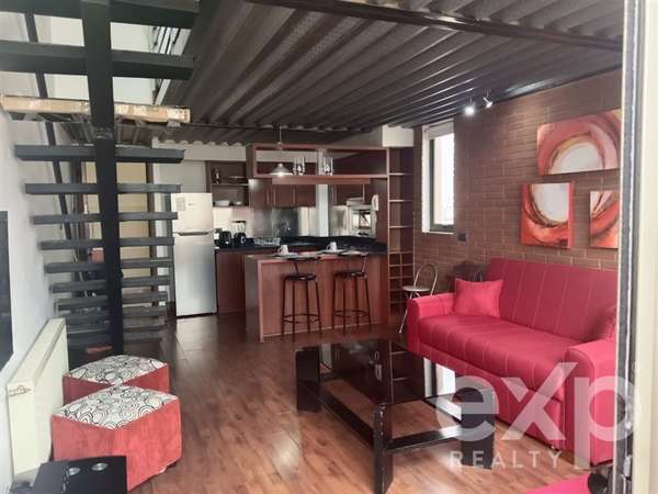 Departamento en venta de 1 dorm1 baño, Dúplex en Providencia