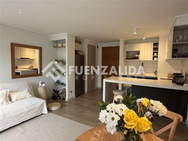 Departamento 1D1B en Condominio al lado del Colegio Alemán