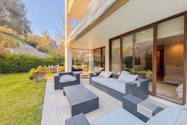 Venta exclusivo depto !! 3d + jardín y terraza