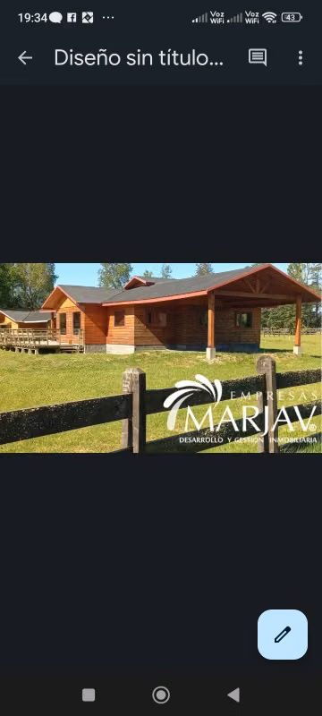 Se vende casa en parcela en villarrica..