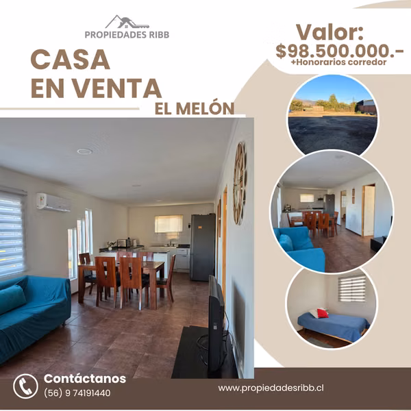 Se Vende casa en El Melón