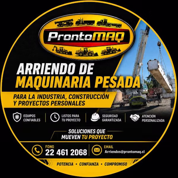 camión pluma y maquinarias