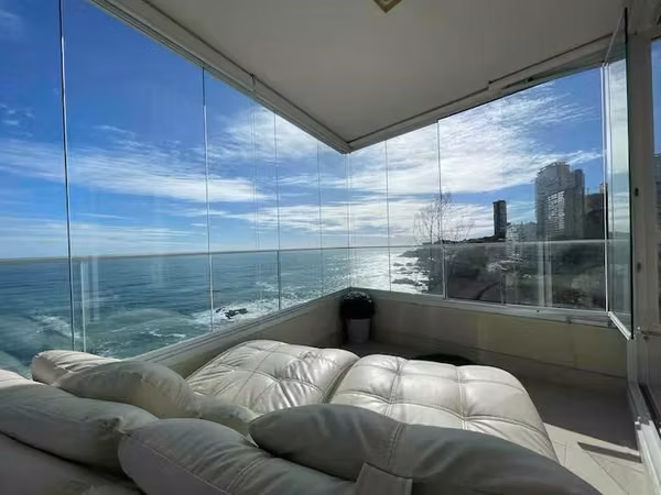 ARRIENDO DEPTO. FRENTE AL MAR 3D/2B/1EST EN CONCÓN