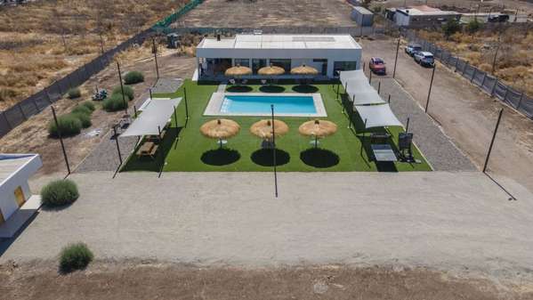 PARCELA EN COLINA 5000 MT2 CASA MEDITERRANEA CON PISCINA