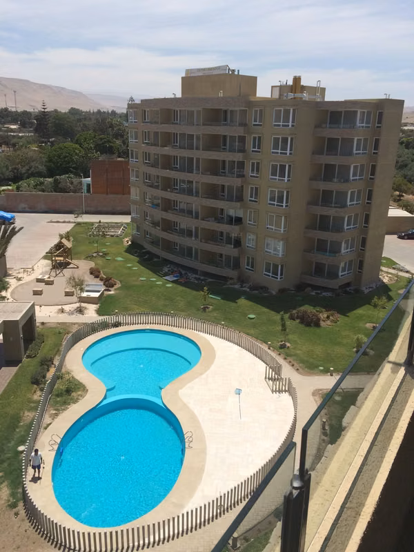Departamento en Venta 2D + 1B + Estacionamiento (7° Piso) | Condominio Valle Azapa