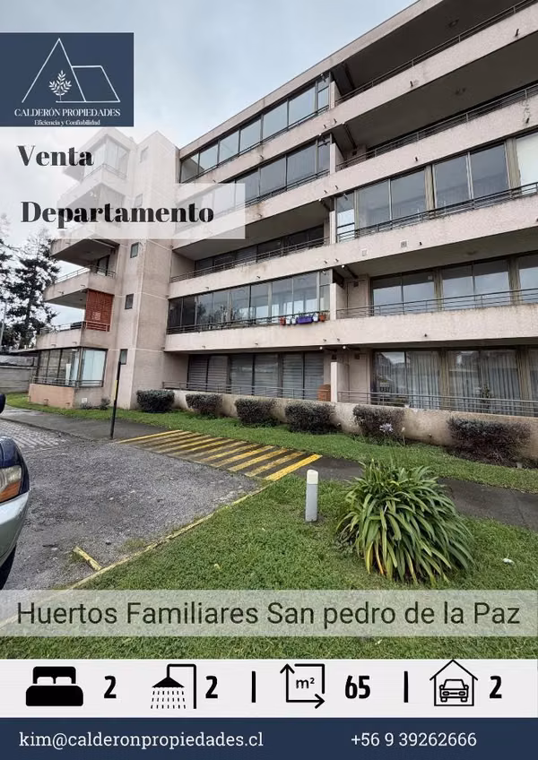 Venta Departamento 2D/2B/2E – Edificio Milán, Huertos Familiares, San Pedro de la Paz