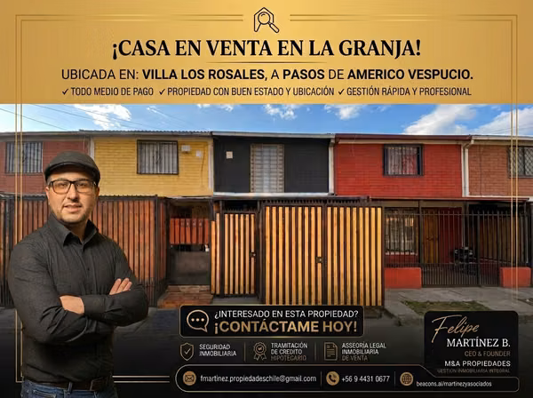  ¡VENTA EN LA GRANJA! CASA 2D | 1B | PATIO TECHADO | QUINCHO | VILLA LOS ROSALES 