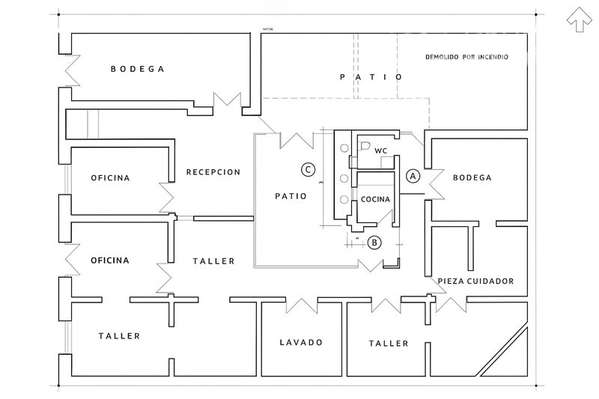 Propiedad industrial con gran potencial en Barrio Yungay