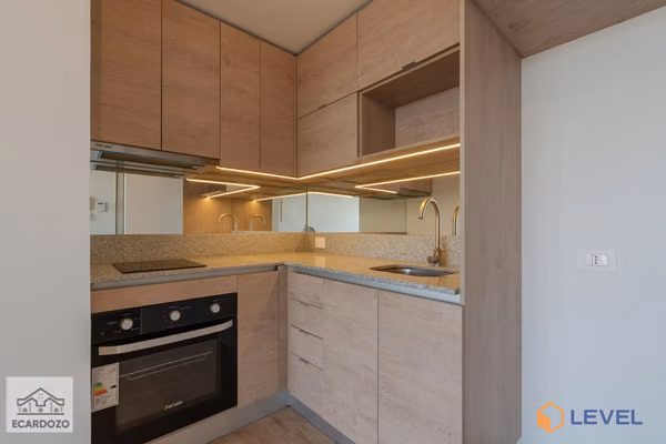 Arriendo 1D 1B en Exequiel Fernandez  - Metro Mirador L5