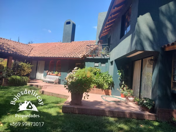 Hermosa casa en parcela de 5000 m2, Loteo La Reina, Talca