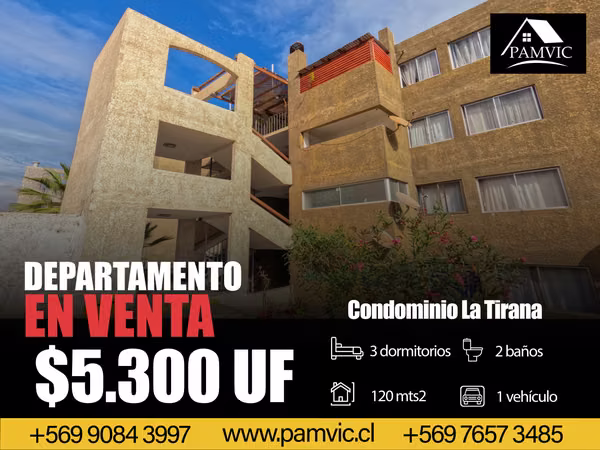 Departamento en Venta en Condominio La Tirana