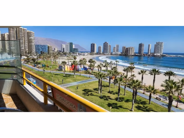  Departamento Exclusivo Frente al Mar – 1 depto por Piso – Vista Panorámica a Playa Cavancha