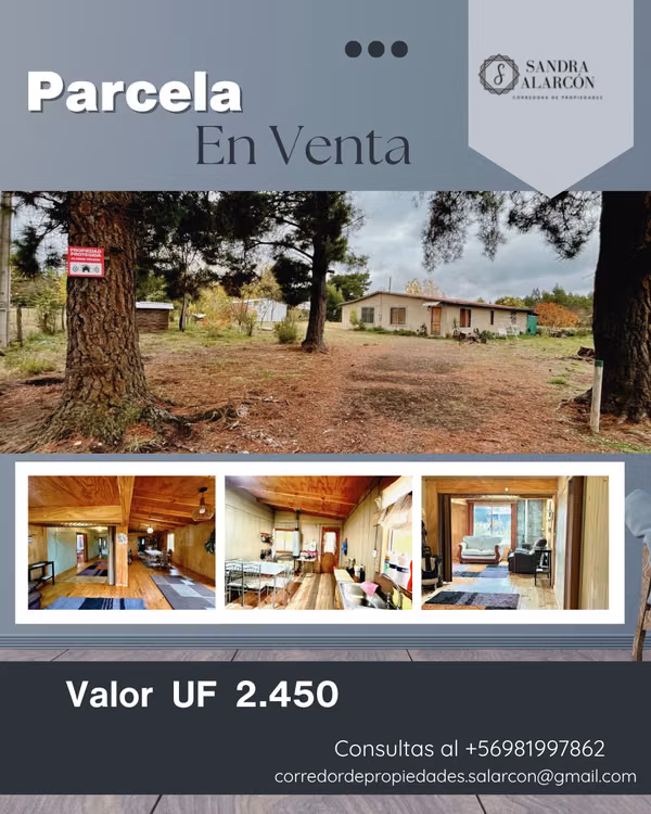 Parcela con Casona en Venta en La Aguada - Cabrero
