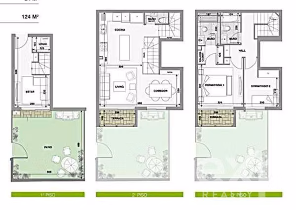 Townhose en 2D 3B 2E barrio Pucará ÑUÑOA