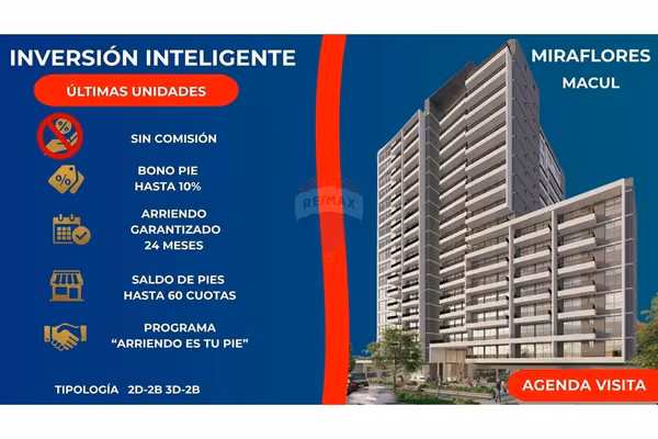 Inversión inteligente departamentos macul