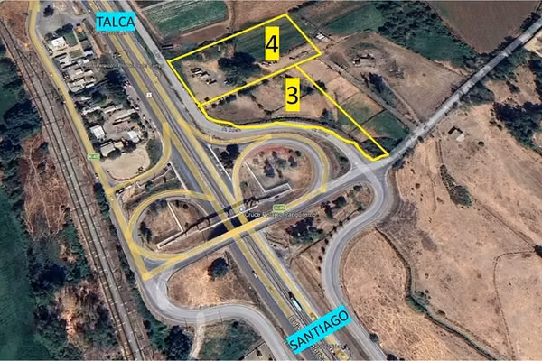 Vende terreno 1,34 ha trebol panguilemo