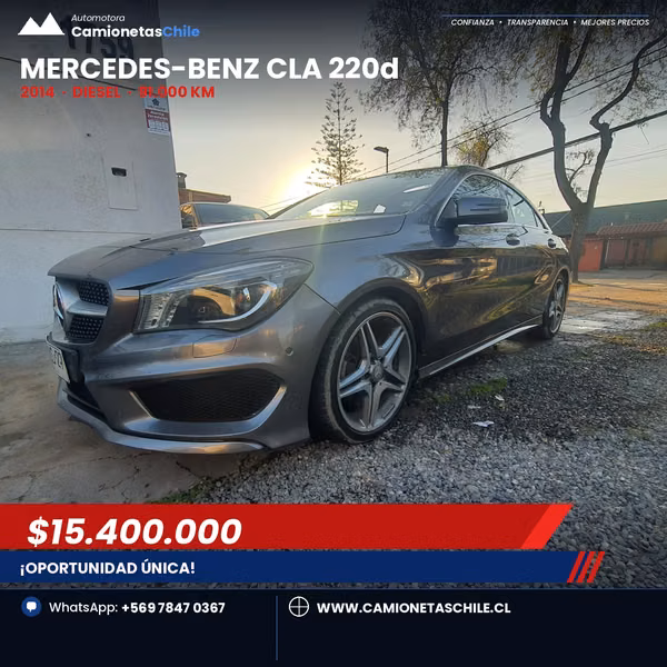 MERCEDES BENZ CLA220d Diesel UNICO DUEñO, extraordinario CREDITOS