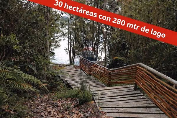 Terreno 30 ha con refugio lago tarahuin chonchi