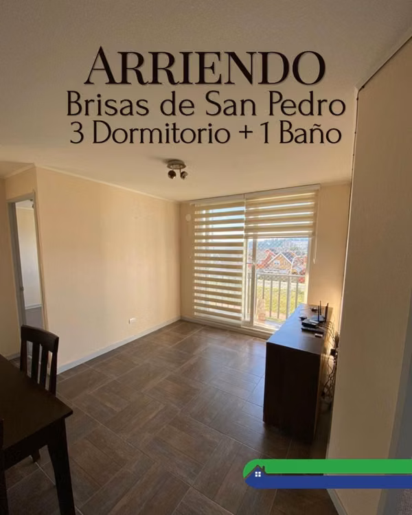 BRISAS DE SAN PEDRO 3 DORMITORIOS + 1 BAÑO