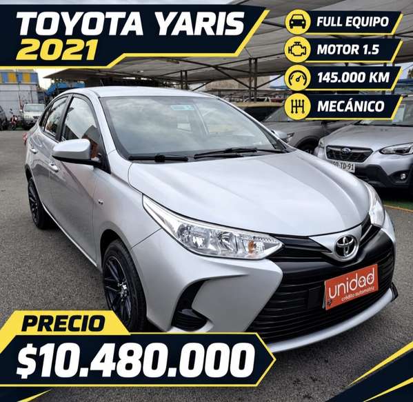TOYOTA YARIS 2021 GLI FULL EQUIPO 1.5