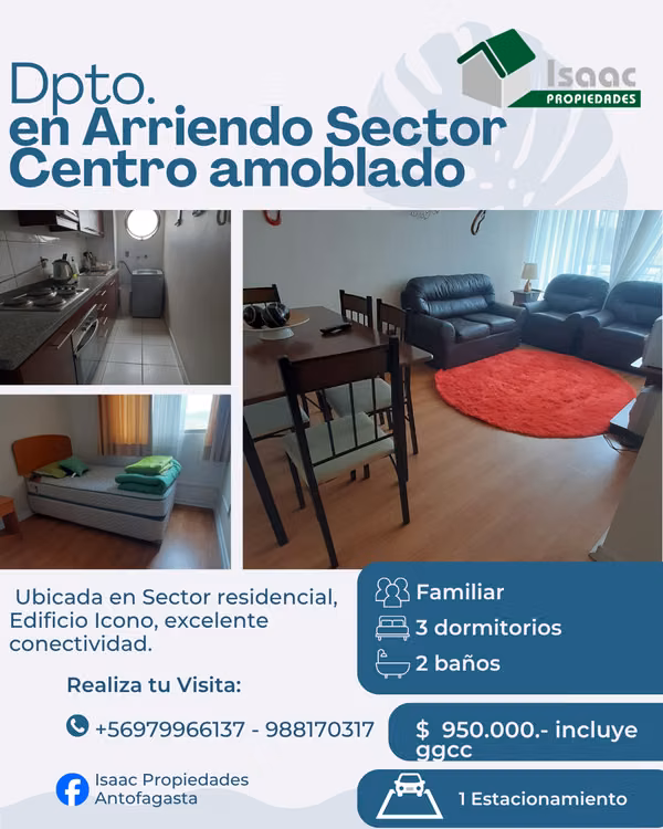 Departamento  sector Centro Edificio Icono