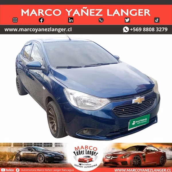 CHEVROLET SAIL 1.5 / AÑO  KILOMETROS / EXCELENTE ESTADO