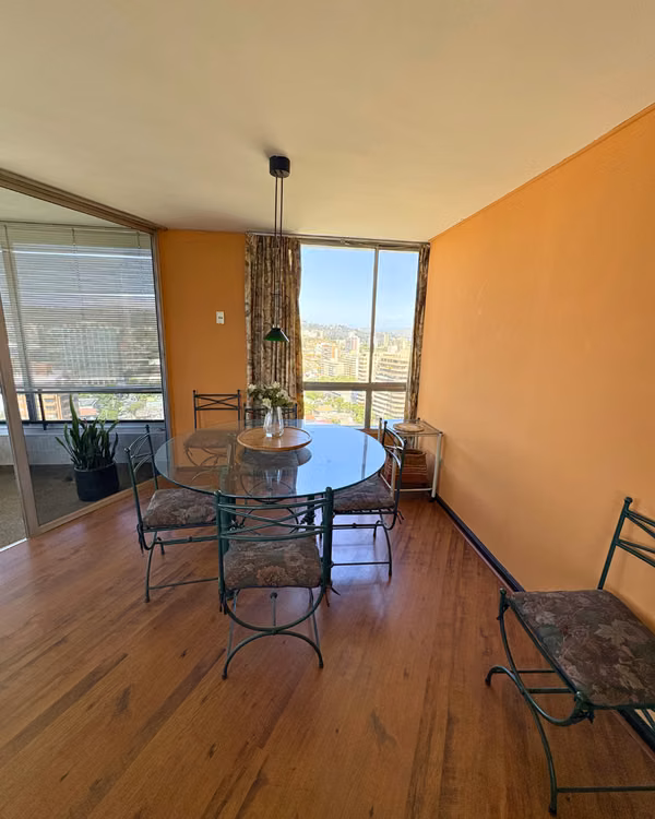ARRIENDO VIÑA DEL MAR 3 DORM AMOBLADO CON ESTACIONAMIENTO