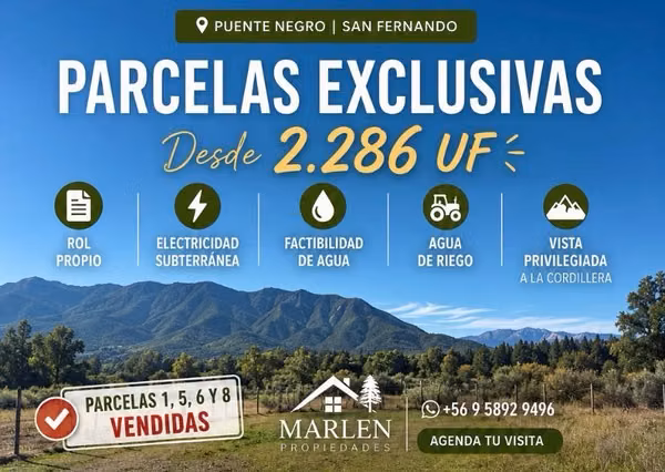 PARCELAS EXCLUSIVAS EN PUENTE NEGRO | SAN FERNANDO