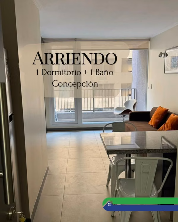 Arriendo Concepción Centro AMOBLADO, 1D + 1B