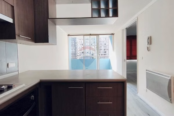 En arriendo dpto. de 1d+1b en santiago centro
