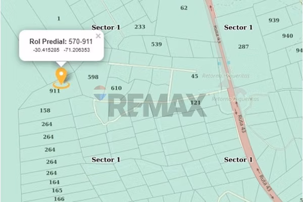 Terreno 2,75 ha ruta d 43