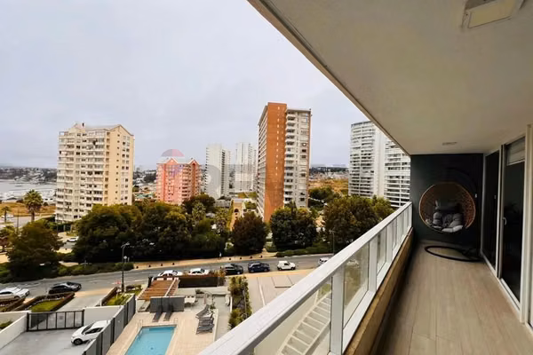 Moderno departamento en concón