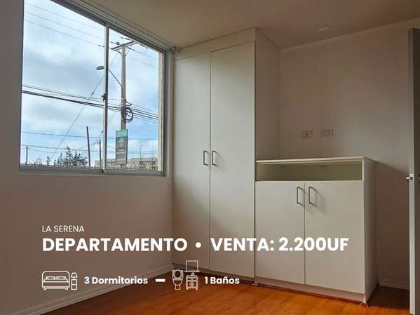 Departamento 3 dormitorios en venta – La Serena