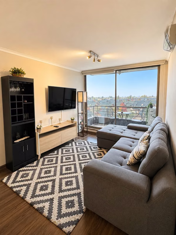 En  venta departamento amoblado y equipado en Los Ángeles llegar y habitar