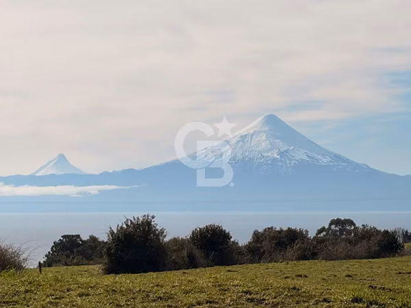 Totoral, lomaje suave, vista privilegiada a lago y volcanes