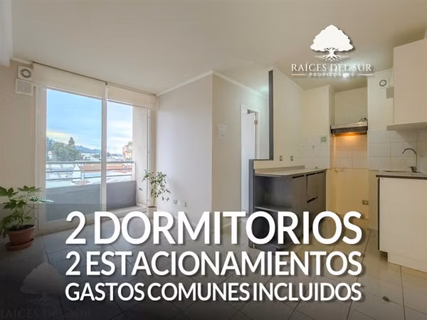 Arriendo de 2 dorm. 2 estacionamientos