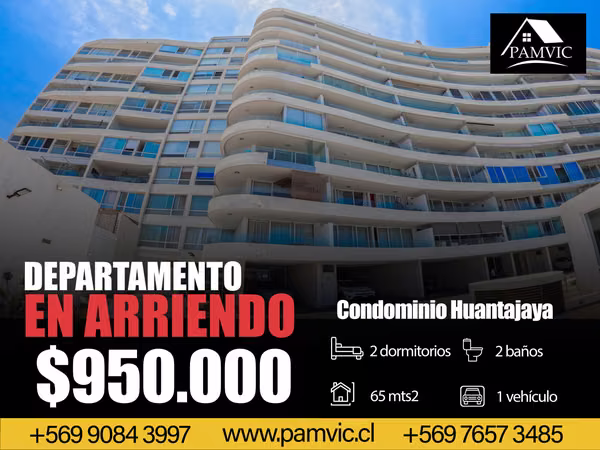 Departamento Amoblado En Arriendo En Condominio Huantajaya